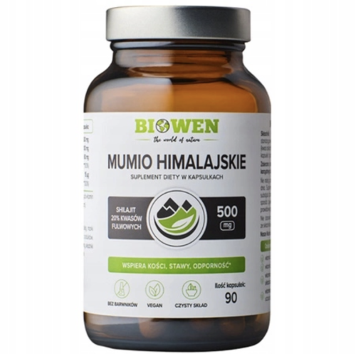 Mumio himalajskie NA STRES ENERGIE 90 kapsułek Biowen