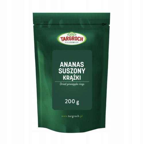 Ananas suszony krążek bez cukru 200g Targ.