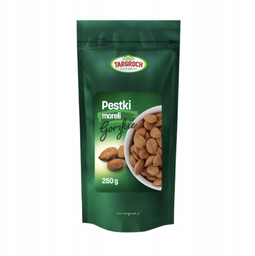 Pestki moreli łuskane gorzkie 250g Targroch