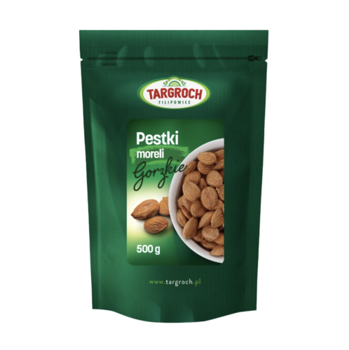 Pestki moreli łuskane gorzkie 500g Targroch