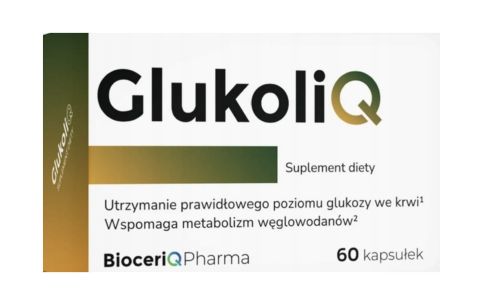 GlukoliQ PRAWIDŁOWY POZIOM GLUKOZY 60 kapsułek BioceriQ
