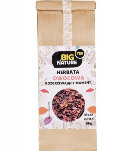 Herbata owocowa ROZGRZEWAJĄCY MOMENT BigNature 50g