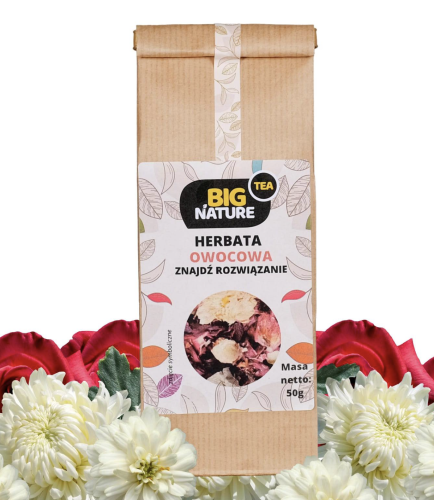 Herbata owocowa ZNAJDŹ ROZWIĄZANIE BigNature 50g