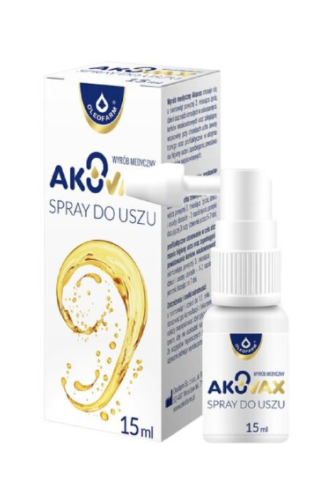 Akuvax spray do uszu NATURALNE OCZYSZCZANIE|HIGIENA USZU 30ml Oleofarm