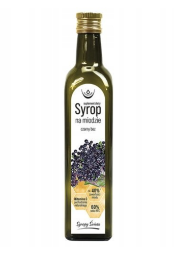 Czarny bez syrop na miodzie Oleofarm 250 ml