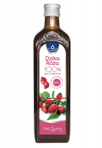 Sok z dzikiej róży 490ml Oleofarm