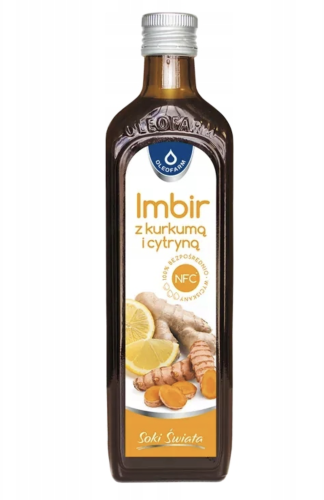 Sok Imbir z kurkuma i cytryna 490ml Oleofarm