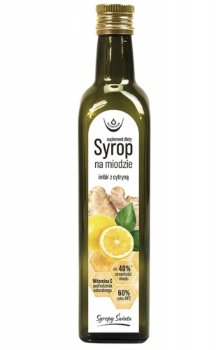 Syrop Imbir z cytryną na miodzie Oleofarm 250 ml