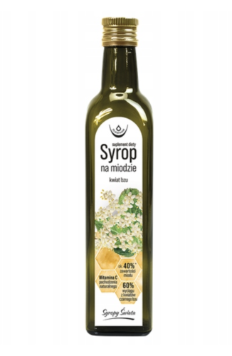 Kwiat bzu syrop na miodzie Oleofarm 250ml