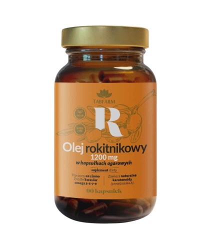 Olej rokitnikowy NA ODPORNOŚĆZDROWA SKÓRA 1200 mg 90 kapsułek