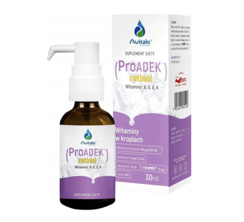 ProAdek retinol NA ODPORNOŚĆ krople 30ml Avitale