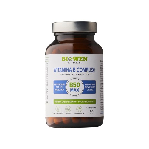Witamina B Complex 90 kapsułek Biowen odporność