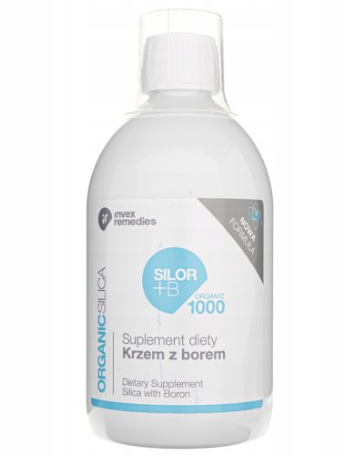 SILOR+B POŁĄCZENIE KRZEMU ORGANICZNEGO I BORU INVEX REMEDIES 500ml