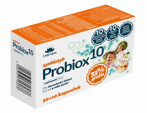 Probiox 10 PROBIOTYK NA ODPORNOŚĆ  40 kapsułek 