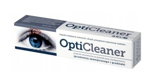 OPTICLEANER maść na JĘCZMIEŃ ZEWNĘTRZNY I GRADÓWKĘ 15g