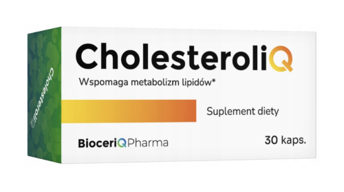 CholesteroliQ WSPARCIE METABOLIZMU LIPIDÓW 30 kapsułek BioceriQ