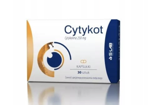 CYTYKOT WSPARCIE WIDZENIA I UKŁADU NERWOWEGO 250mg 30 kaps.