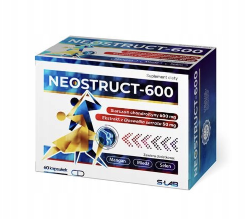 NEOSTRUCT-600 WSPARCIE STAWÓW I KOŚCI 60 kapsułek