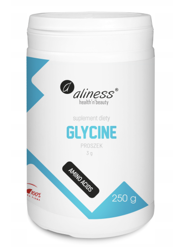 Glycina 250g NA POPRAWĘ NASTROJU, RELAKS, SEN  Aliness