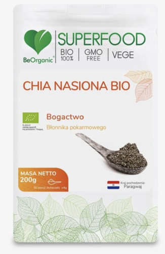 BeOrganic Nasiona Chia BIO 200g