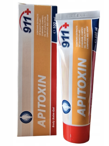 Balsam APITOXIN 911 z jadem pszczelim ROZGRZEWAJĄCE WSPARCIE DLA MIĘŚNI I STAWÓW100ml