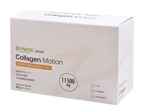 Collagen Motion WSPARCIE STAWÓW, KOŚCI 30 saszetek Biowen
