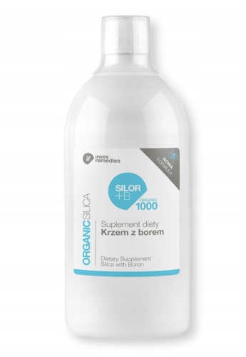 SILOR INVEX REMEDIES – KRZEM  PŁYNNE WSPARCIE SKÓRY, WŁOSÓW I PAZNOKCI 1000ml