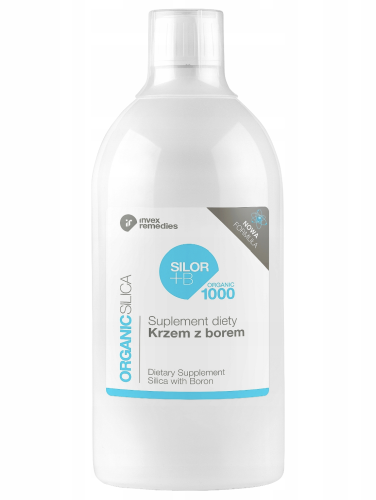 SILOR+B KRZEM ORGANICZNY Z BOREM WSPARCIE SKÓRY, WŁOSÓW, PAZNOKCI I RÓWNOWAGI ORGANIZMU 1000 ML
