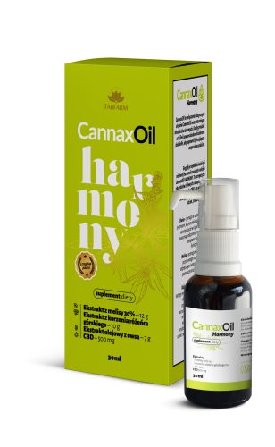 Cannax Oil HARMONY NATURALNA RÓWNOWAGA I SPOKÓJ NA CO DZIEŃ 30ml