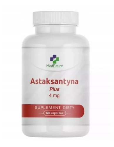 Medfuture Astaksantyna SILNA OCHRONA ANTIOKSYDACYJNA DLA STAWÓW, SERCA I SKÓRY 60 kapsułek