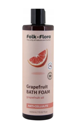 Antycelulitowa pianka do kąpieli "Grejpfrut" 400ml Folk&Flora