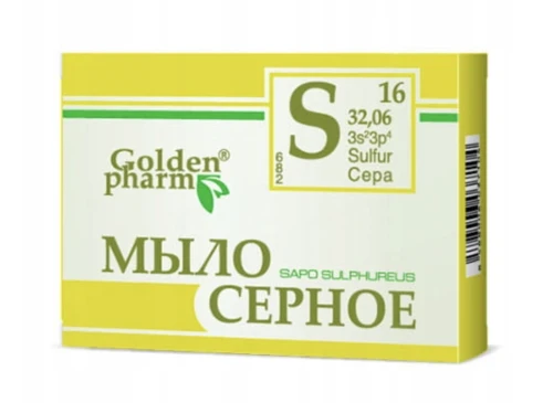 Mydło siarkowe w kostce OCZYSZCZENIE /TRĄDZIK 70g