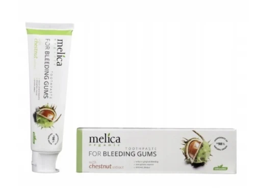 Pasta do zębów  KRWIAWIĄCE DZIĄSŁA  ekstrakt kasztanowca 100ml Melica Organic