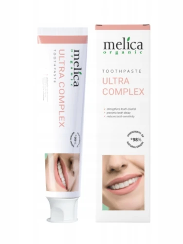 Pasta do zębów odbudowa KOMPLEKSOWA OCHRONA I REGENERACJA SZKLIWA Melica Organic