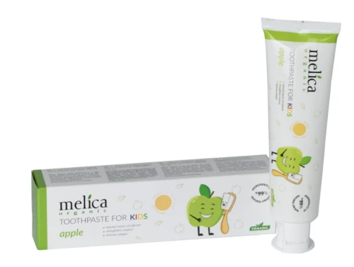 Pasta do zębów JABŁKO dla dzieci bez fluoru 100 ml Melica Organic