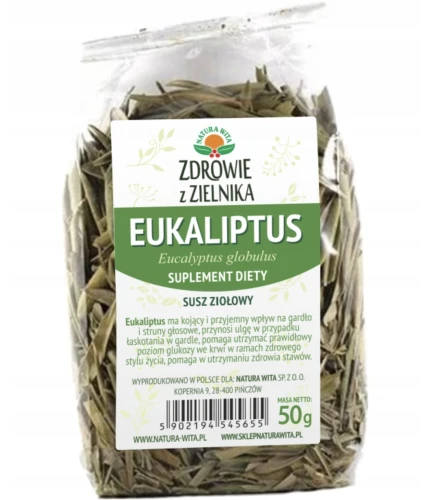EUKALIPTUS LIŚĆ KROJONY 50g NATURA WITA