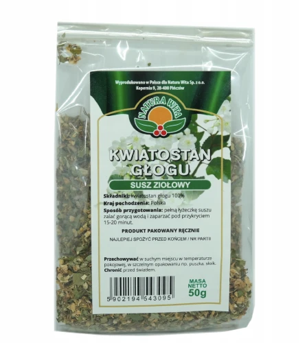 GŁÓG KWIAT 50g NATURA WITA