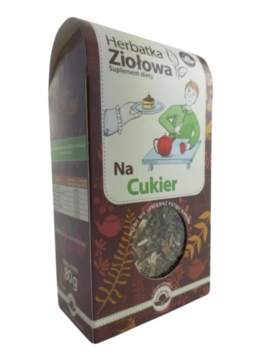 HERBATA ZIOŁOWA NA CUKIER 80g NATURA WITA