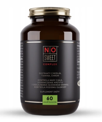 NO-sweet® Complex WSPARCIE KONTROLI APETYTU I REDUKCJI TKANKI TŁUSZCZOWEJ 60 kapsułek