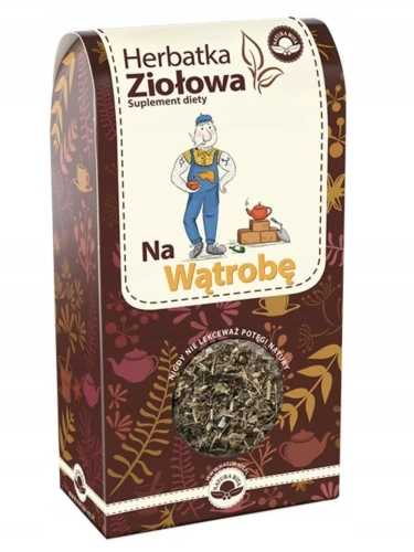 HERBATA ZIOŁOWA NA WĄTROBĘ 80g NATURA WITA