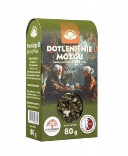 HERBATA ZIOŁOWO OWOCOWA DOTLENIENIE MÓZGU 80g NATURA WITA