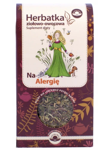 HERBATA ZIOŁOWO-OWOCOWA NA ALERGIĘ 80 g NATURA WITA
