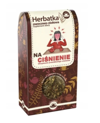 HERBATA ZIOŁOWO-OWOCOWA NA CIŚNIENIE 80g NATURA WITA