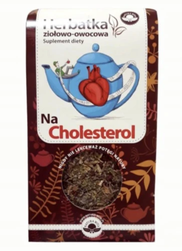 HERBATA ZIOŁOWO-OWOCOWA NA CHOLESTEROL 100g NATURA WITA