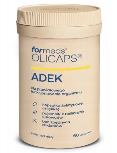 OLICAPS ADEK KOMPLEKS WITAMIN A, D, E I K  60 kapsułek Formeds