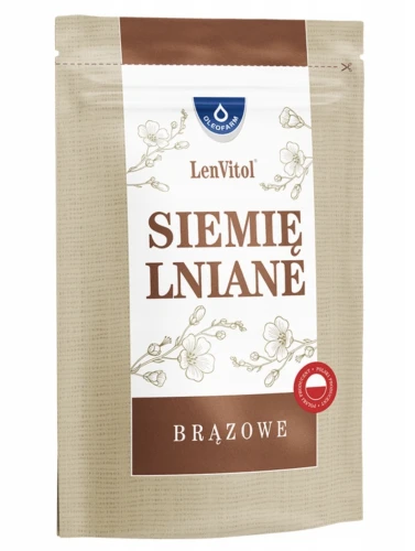 Siemię lniane brązowe 450g Oleofarm