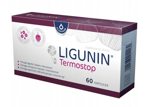 Ligunin Termostop WSPARCIE DLA KOBIET W OKRESIE MENOPAUZY 60 kapsułek