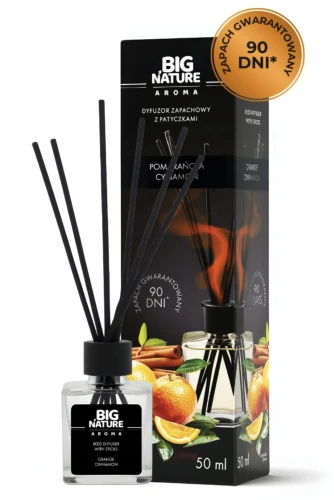 Dyfuzor Zapachowy POMARAŃCZA CYNAMON 50ml