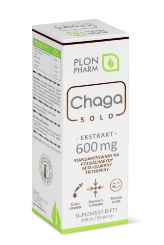 Chaga Solo ANTYOKSYDANT NA ODPORNOŚĆ 100ml PlonPharm
