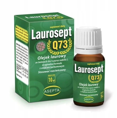 Laurosept Q73 OLEJEK LAUROWY W KROPLACH  100ml